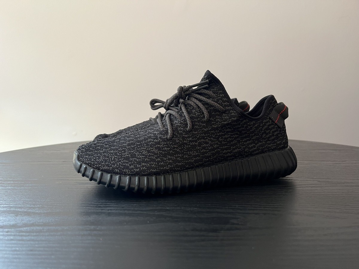 OG 2015 Yeezy Boost 350 Pirate Black AQ2659 Adidas Size 12