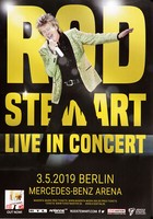 Rod Steward - Live In Concert, Berlin 2019 | Konzertplakat | Poster