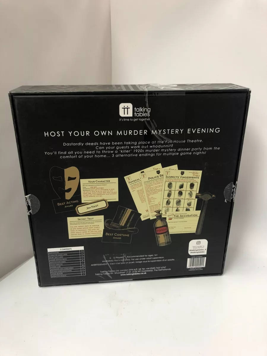 Murder Mystery Party Game Kits - Playing With Murder