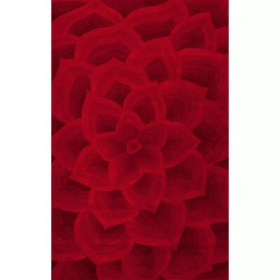 Premium Handmade Wool Tufted Rug Unique Flower Design Rugs Carpet for Home Decor