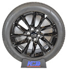 22" New Chevy Silverado Tahoe Glossy Black Onyx Replica Wheels Rims Tires
