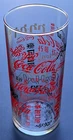 Coca Cola Advertising Glass Asia Height 13.5cm Bistro Bar Collection Rare