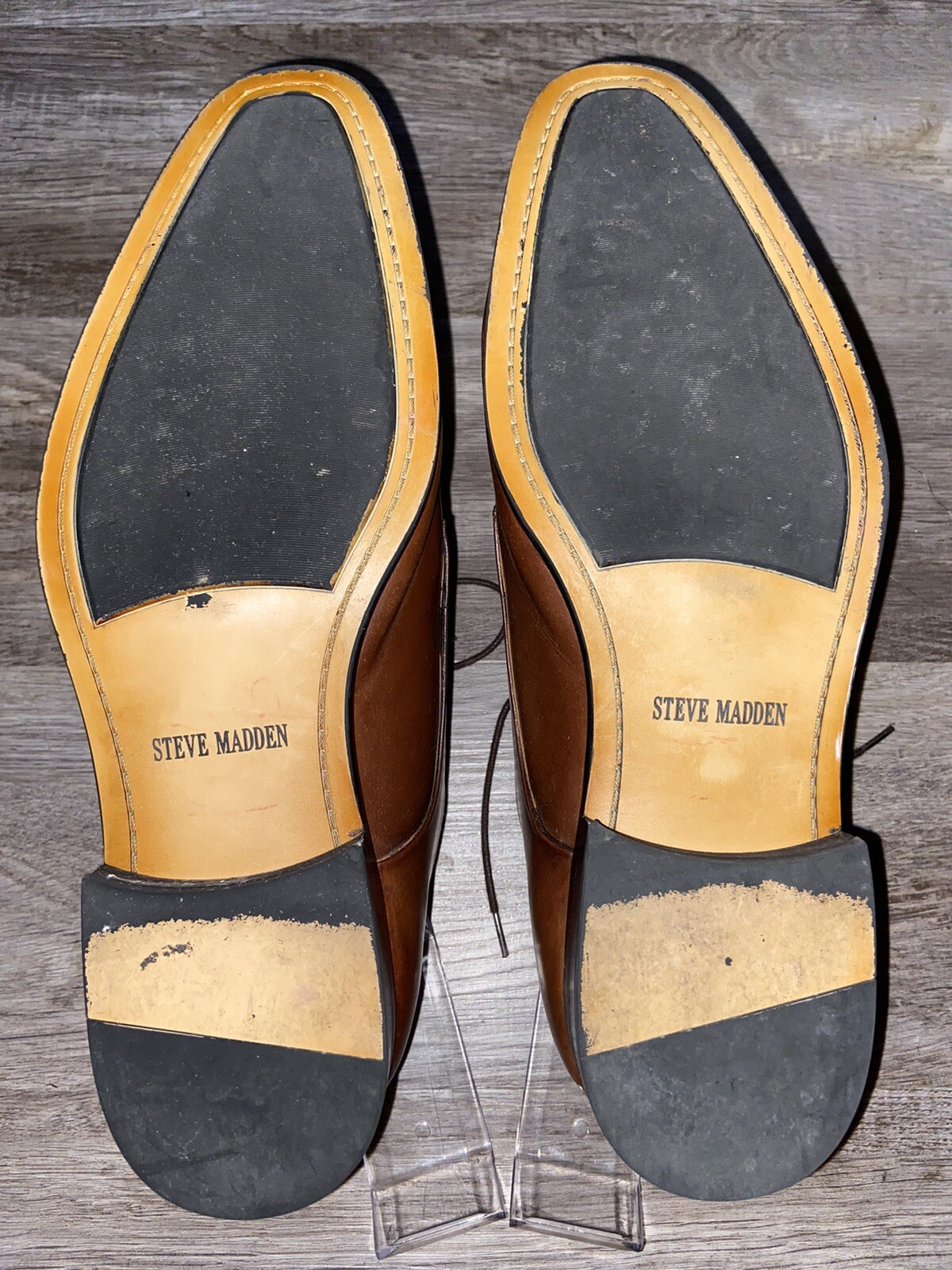 SAOLA Steve Madden Oxford da uomo Parsens in pelle marrone taglia 11 5 (E)