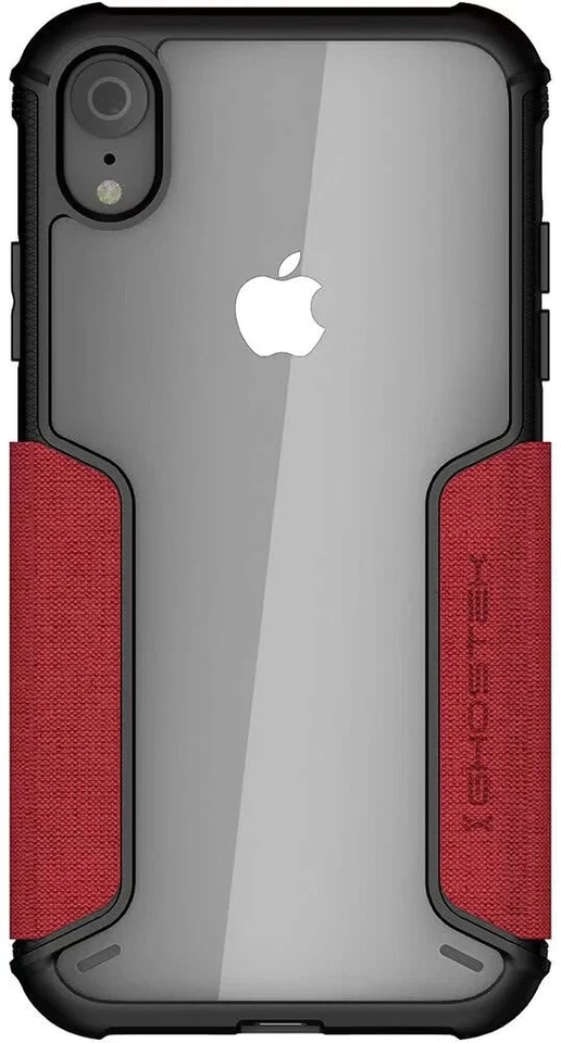 Ghostek Exec3 IPhone XR Leather Flip Wallet Case, Military Drop Protection - Image 3 of 4