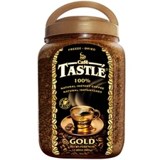 Cafe Tastle Signature Gold Jumbo Freeze Dried Instant Coffee, 17.85 Ounce / 500g