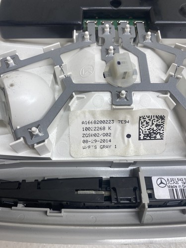2014 2015 Mercedes Gl350 Gl450 X166 Rear Reading Light Oem Grey Oem - Picture 9 of 10