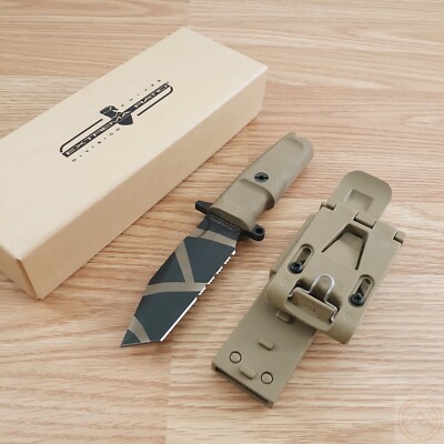 Extrema Ratio Fulcrum C Fixed Knife 4.25'' N690 Steel Full Blade Forprene Handle