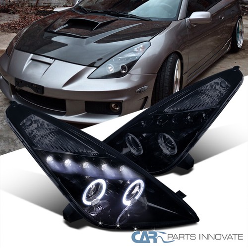 Fits Toyota 00-05 Celica Black LED Halo 