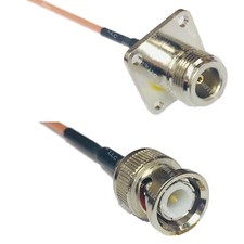 RG316 N FLANGE FEMALE to BNC MALE RF Cable Rapid-SHIP LOT
