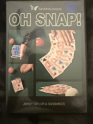 OH SNAP! Red (DVD and Gimmick) by Jibrizy Taylor and SansMinds - Trick