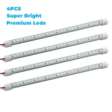 Interior LED Light Bar, 4PCS 12V 48 LEDs 6500K Light Strip, for Car Truck Camper