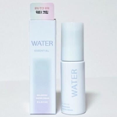 KLAVUU Balancing Water Cream 25ml Moisture Make Up Base Glow Up Korea Cosmetics