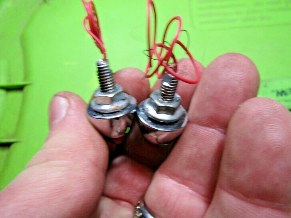 Starz Red Bullet Turn Lights Chopper # 10 Café Racer Bobber Harley Plato Nuevo de Lote Antiguo Foto 3 de 3