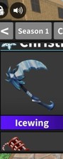 Icewing Ancient Knife Roblox Murder Mystery 2 MM2