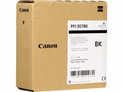 Original Canon PFI-307BK schwarz in OVP  DATUM 06/2018