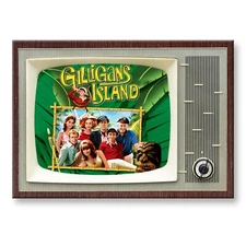 Gilligan's Island TV Show Classic TV 3.5 inches x 2.5 inches Steel Fridge Magnet