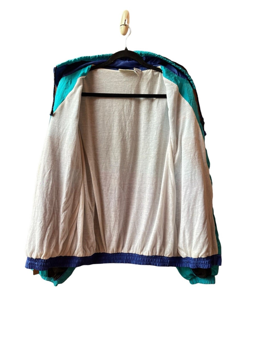 GIVENCHY パーカー Vintage 90s Givenchy Activewear Logo Color Block Windbreaker