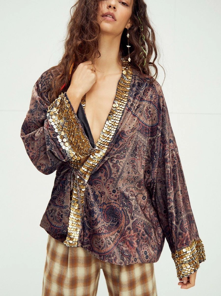 Embellished clearance kimono jacket