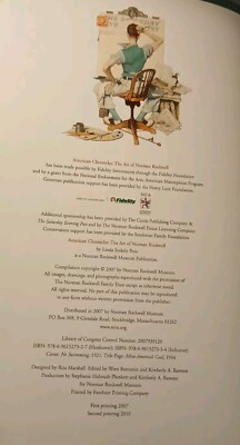 American Chronicles : The Art of Norman Rockwell SIGNED By Thomas