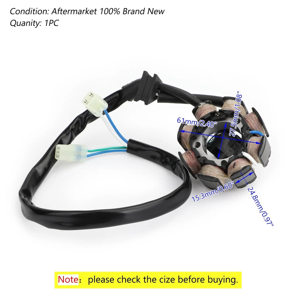 Generador magnético de estator para Honda CRF150R CRF150RB 2007-2009/2012-2024 NUEVO #2 Foto 3 de 4