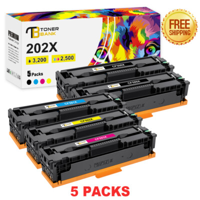CF500A 202X Toner Compatible With HP LaserJet Pro M254dw M281cdw M281fdw MFP lot