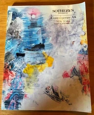 Sotheby's 1988 Auction Catalog #5750 Contemporary Art Noland Stamos Trova Dzubas