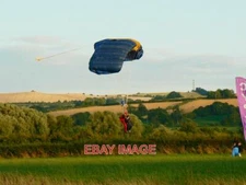 PHOTO  PARACHUTE LANDING REDLANDS AIRFIELD WANBOROUGH SWINDON (2) THIS WAS FROM