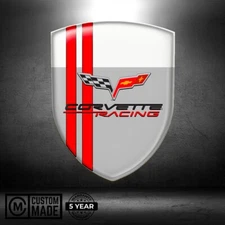 Corvette C6 Sticker |  Fender Badge Decal | Side Logo Trunk Bumper Laptop etc.