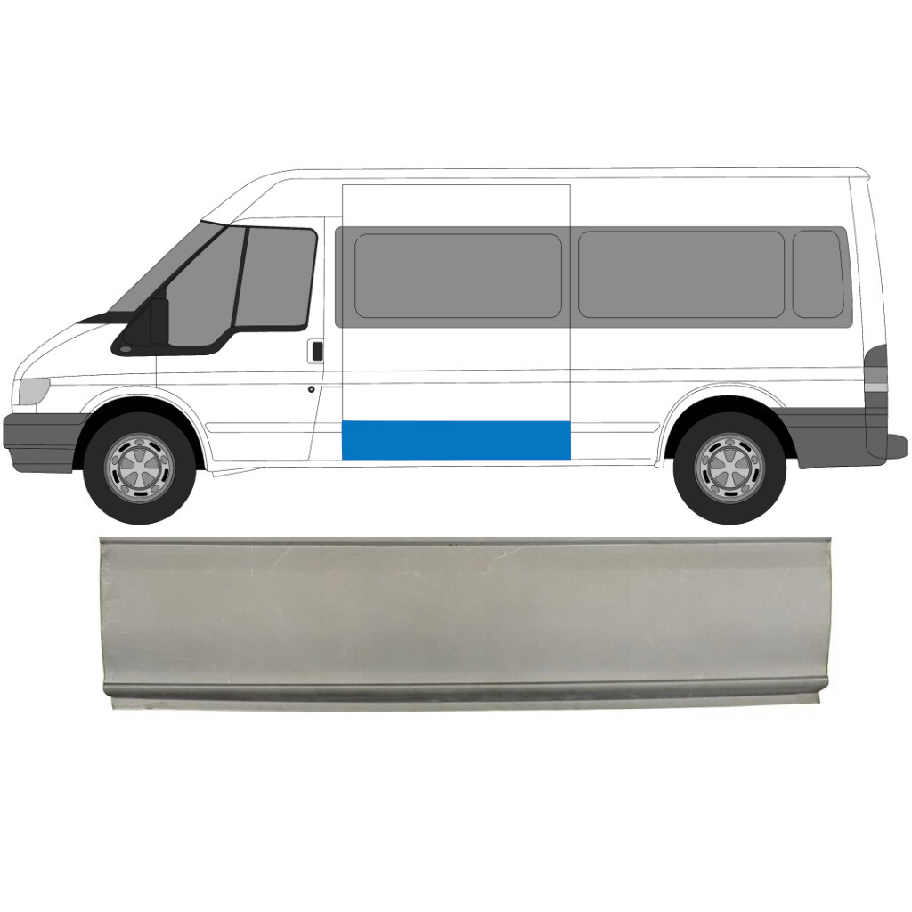 FORD TRANSIT 2000-2013 LWB/MWB SIDE OUTER SKIN REPAIR PANEL / RIGHT = LEFT