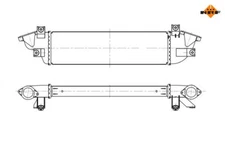 Intercooler NRF 309113 for Mitsubishi L200/Triton Fiat