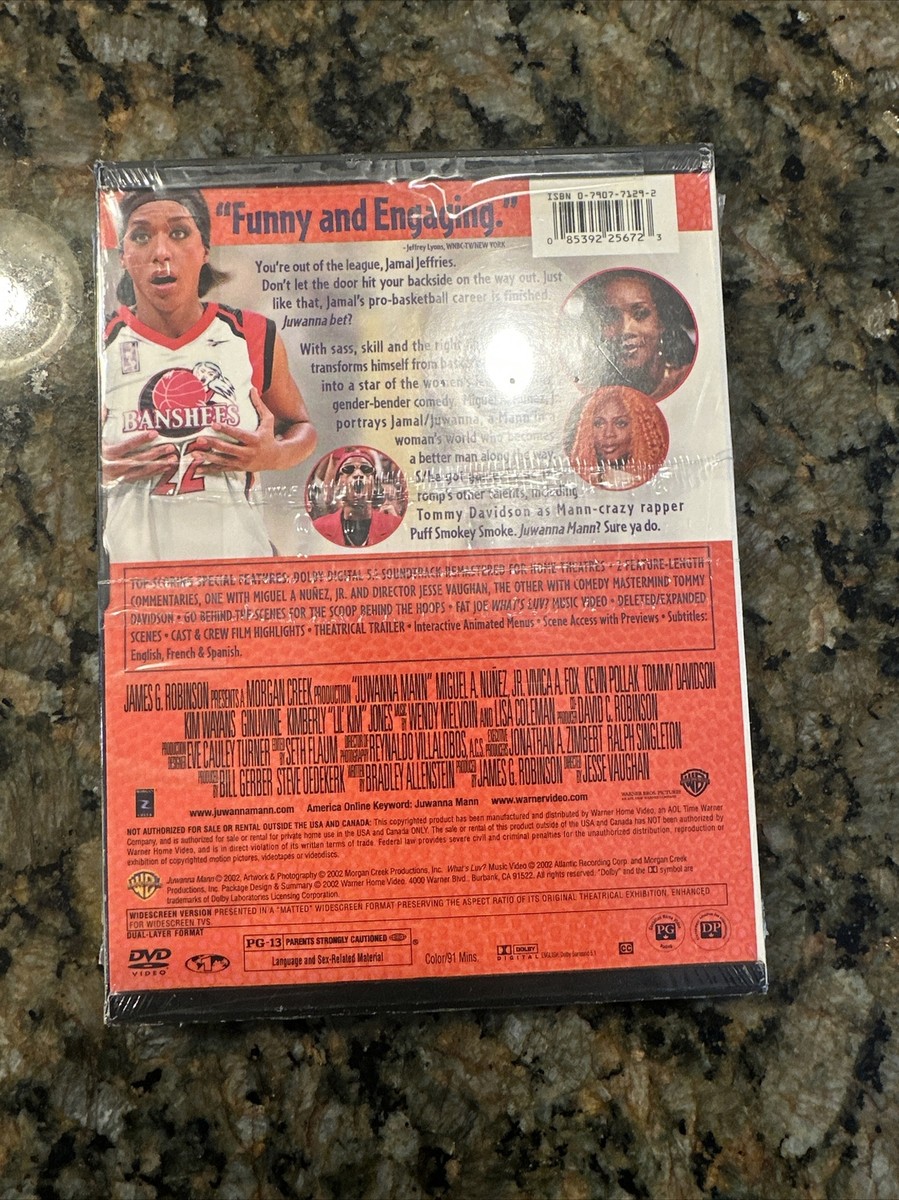 Juwanna Mann DVD 2002 Miguel A Nunez Jr Tommy Davidson New