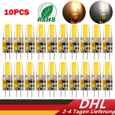 10er G4 LED Lampe 12V DC/AC Kaltweiß Warmweiß Leuchtmittel SMD Stiftsockel Birne
