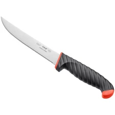  Schraf 6" Serrated Utility Knife with Red TPRgrip Handle