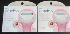 Schick Intuition Advanced Moisture Women's Razor Refills, 3 Ct - 2 pack