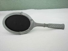 Vintage Pewter Tennis Racket Racquet Picture Frame Made in USA Tabletop Easel