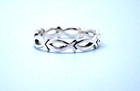 Ichthus Infinity Band Ring 925 Sterling Silver Size 10 — photo 6