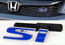 Bolt On 3d 4 X 1.2 Si Blue Chrome Grill Emblem Decal Logo Badge For All Civic Bolt On 3d 4 X 1.2 Si Blue Chrome Grill Emblem Decal Logo Badge For All Civic