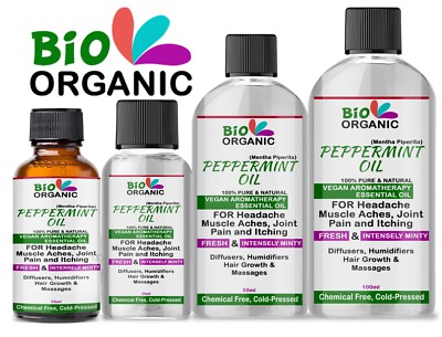 Ätherisches Pfefferminzöl - 100% rein, zertifiziert & natürlich - Aromatherapie
