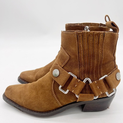 dkny mina suede ankle boots
