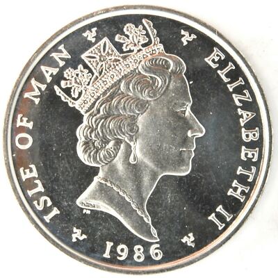 純銀 銀杯1986 228ｇ 1986 Isle Of Man One Noble 1 Oz .995 Platinum Coin Viking Longship