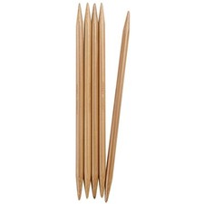 ChiaoGoo 6-Inch Double Point Bamboo Knitting Needles Set of 5 Pick Your Size