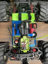 2.5 Traxxas Tmaxx nitro to electric conversion custom mounting  kit 1/10 scale