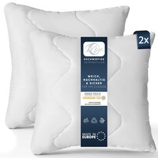 2er Pack Füllkissen Innenkissen Sofakissen extrafest Reißverschluss Moon Feeling