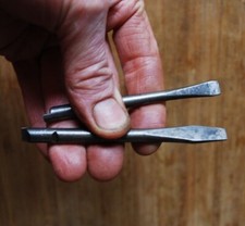 Vintage Yankee Push Drill Bit Lot of 2 Flat for numbers.30 no.130  no.130A