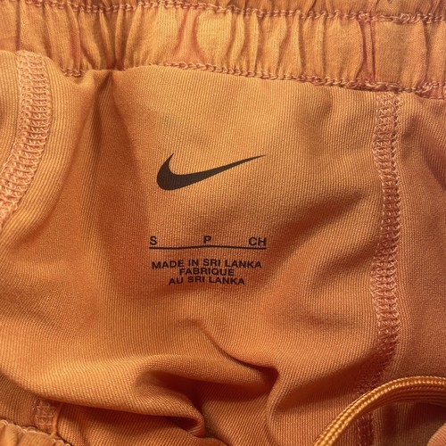 NWT NIKE Girl's Shorts Dri-Fit Knit High-Rise Orange MSRP $38 Size Small - Picture 5 of 5