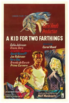 A Kid for Two Farthings 1955 - Diana Dors - Vintage Classic Movie Poster