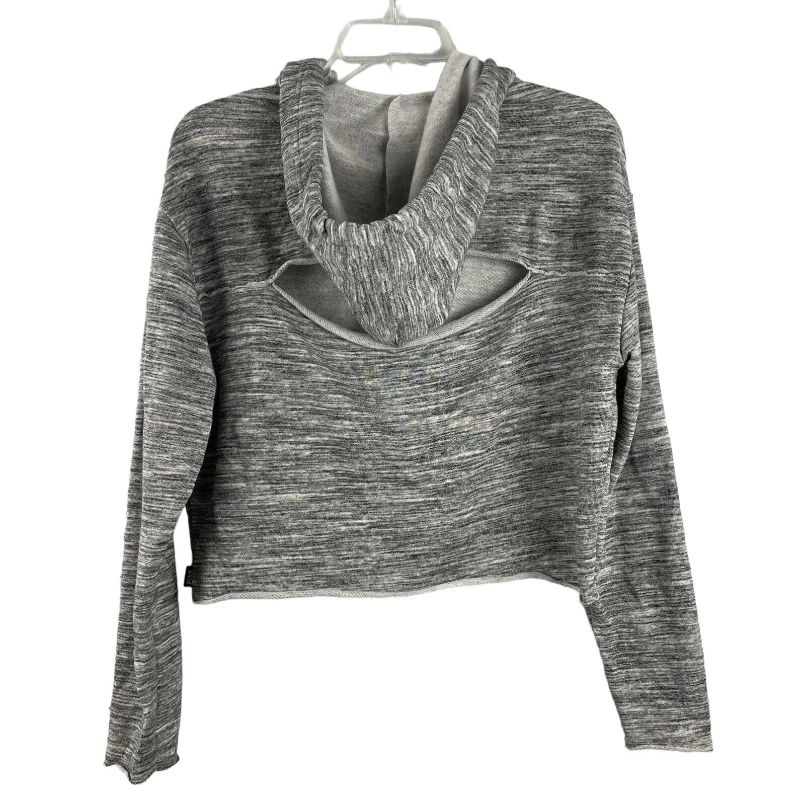 UNDERCOVER Felpa con cappuccio Victoria's Secret taglia extra small cropped grigio erica con cappuccio