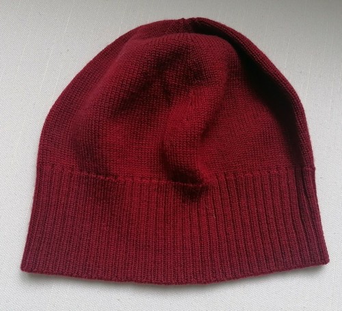 CAPPELLO NUOVO Berretto Zuccotto UNISEX 100% PURO Cashmere, CACHEMIRE.  bordeaux | eBay