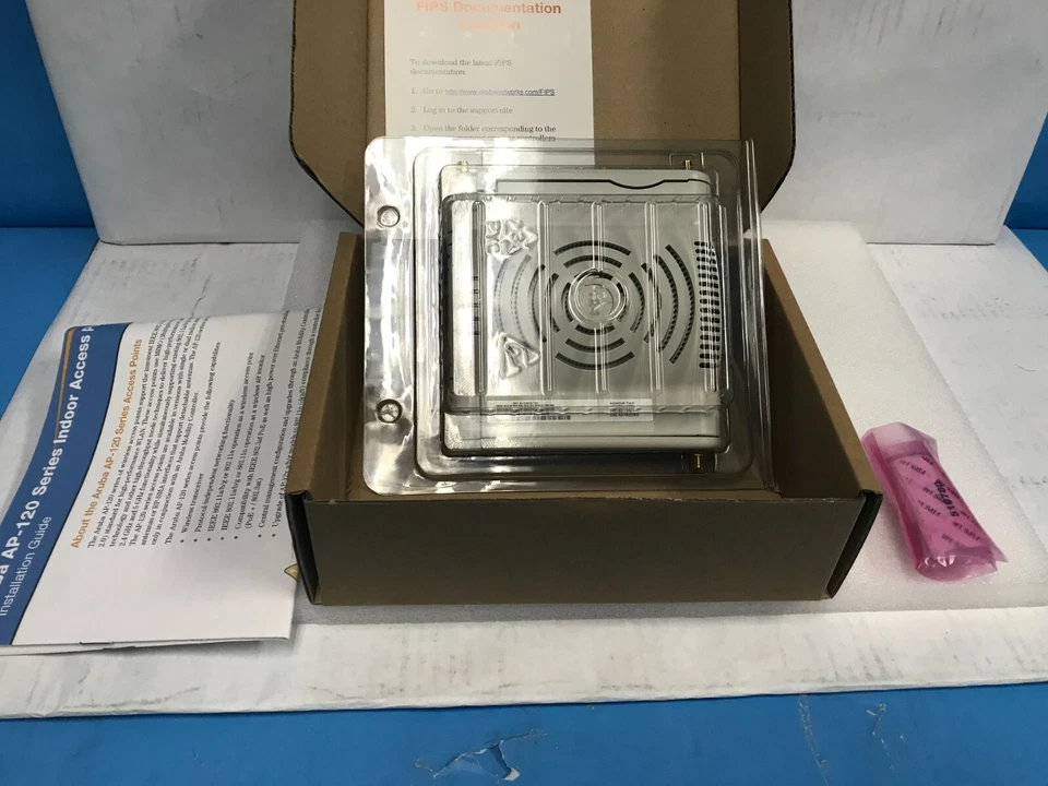 HPe JX767A Aruba AP-124 FIPS / TAA 3x3 MIMO Access Point NEW In Box JX767-61001 - Image 3 of 3