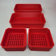 Fits Milwaukee Packout Low Profile Hex Bit Storage Tray Red 2 of Each Organizer